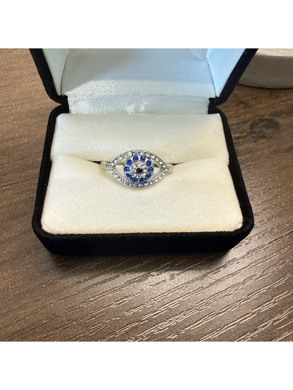 Evil Eye Ring Stainless Steel Size 7